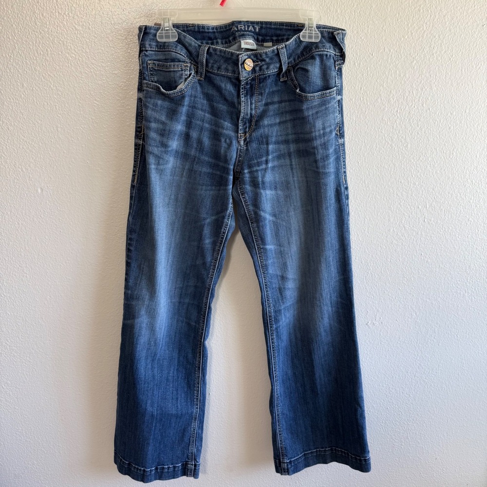 Ariat Women's 31 Short Irvine Trouser Jeans Western Country Cowboy Denim